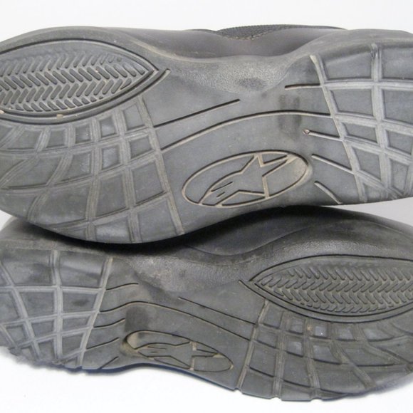 Women's ALPINESTARS Motorcycle Motorbike Riding Boots Black Sz 38/ 7.5 US - EUC! - Picture 6 of 10